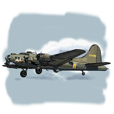 coque de téléphone avions de la Seconde Guerre mondiale