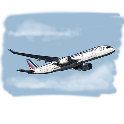 coque de téléphone avions civils