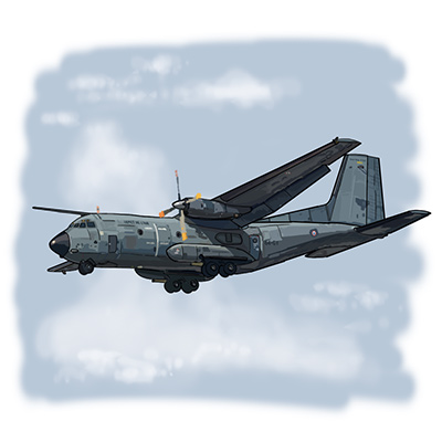 coque de téléphone avions de transport Transall