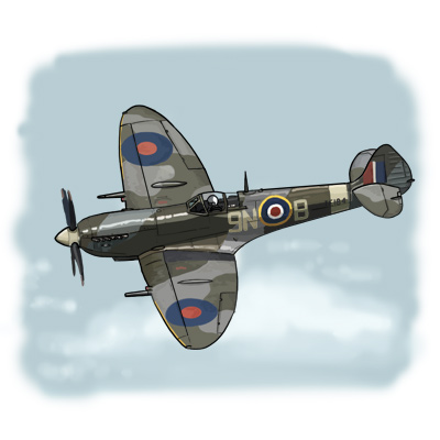 coque de téléphone avions divers de la seconde guerre mondiale spitfire