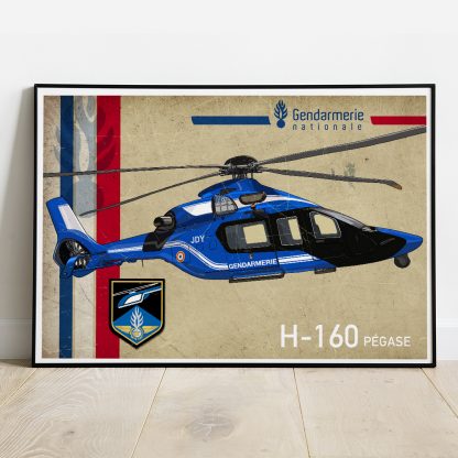affiche H160 Gendarmerie Nationale