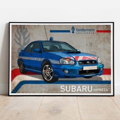 Subaru Impreza Gendarmerie Nationale