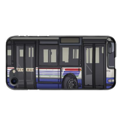 coque de téléphone illustrée bus Metz