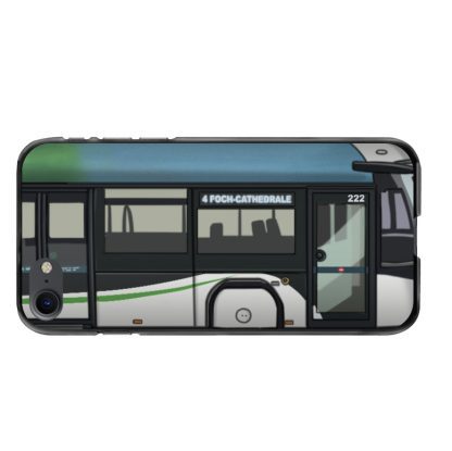 coque de téléphone illustrée busway Nantes