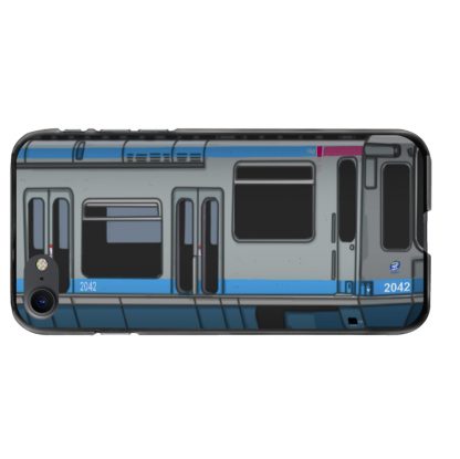 coque de téléphone illustre tram Grenoble