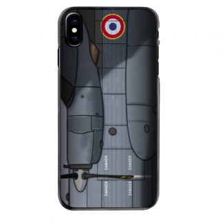 coque illustrée Transall gris