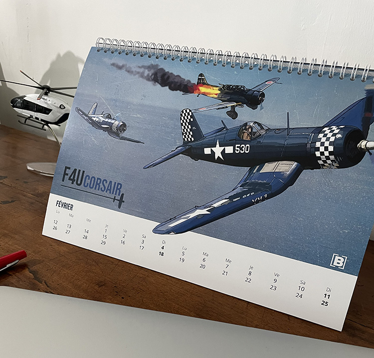 Calendrier 2024 Aviation militaire