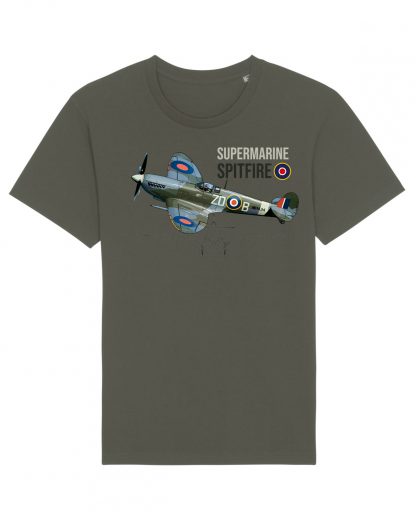 T-shirt avion de chasse warbird Supermarine Spitifre