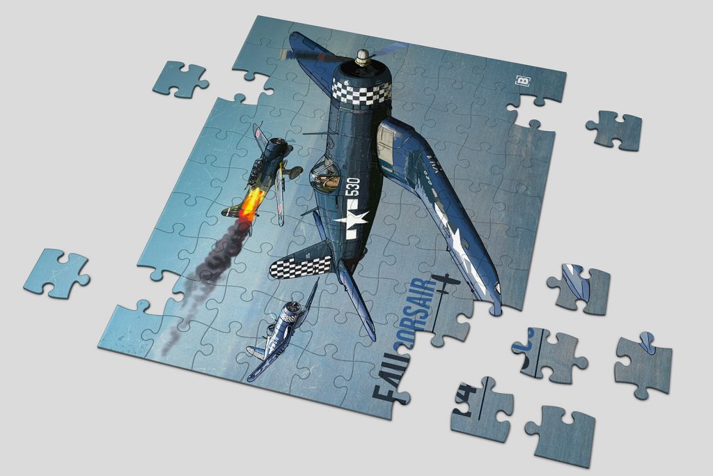 puzzle avion de chasse warbird