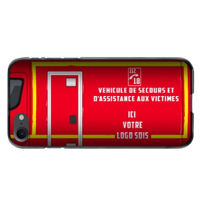 coque de téléphone illustrée pompiers VSAV