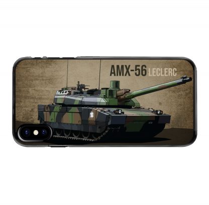 coque téléphone illustrée véhicule blindé AMX56 Leclerc