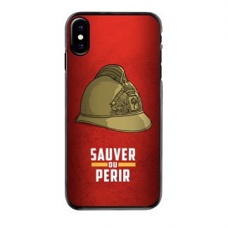 Ancien casque sapeur pompier vintage sauver ou périr