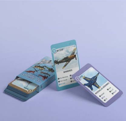 Jeu de cartes illustré – Les 7 familles de l’aviation – Image 2