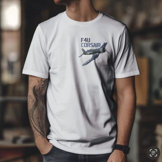 T-shirt F4U Corsair – Avion de chasse US Navy | T-shirt aviation warbird