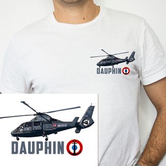 T-shirt hélicoptère Dauphin