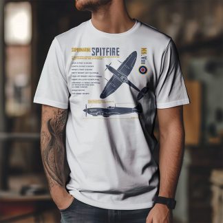 T-shirt Spitfire Supermarine – warbird RAF