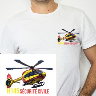 T-shirt H145 - Hélicoptère français de la Sécurité Civile