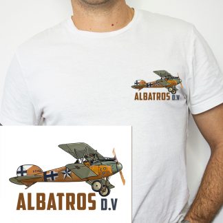 T-shirt Albatros D.V - Avion biplan allemand mythique