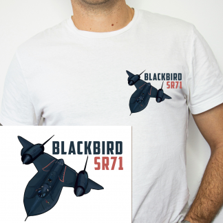 T-shirt SR-71 Blackbird - Avion de chasse supersonique