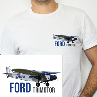 T-shirt Ford Trimotor - Avion mythique de l'entre-deux-guerres