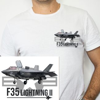 T-shirt F35 Lightning II -  Coeur
