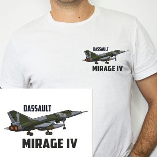 T-shirt avion bombardier français Mirage IV