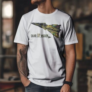 Tee-shirt avion Saab Viggen