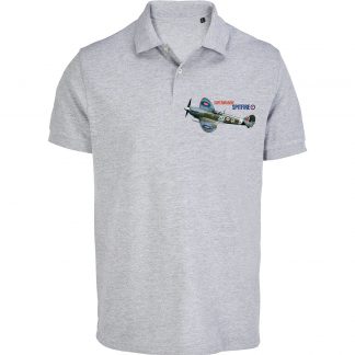 Polo Spitfire warbird RAF - coeur - plusieurs coloris