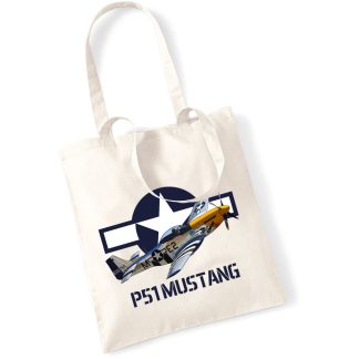 Tote bag P51 Mustang
