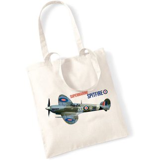 Tote bag Supermarine Spitfire